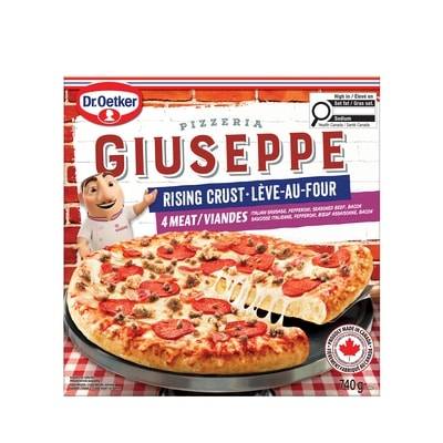Giuseppe Pizzeria Rising Crust 4 Meat Pizza