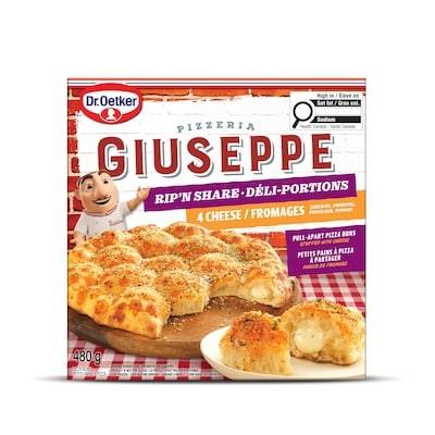 Giuseppe Pizzeria Pizza Buns Rip'n Share 4 Cheese